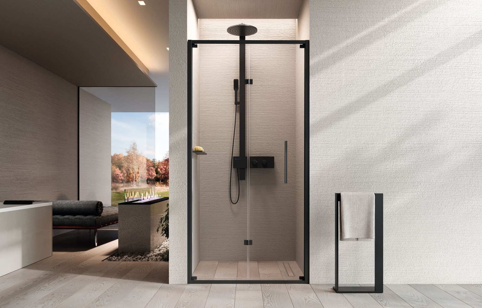 Space-saving shower enclosures: the best Novellini proposals for small bathrooms