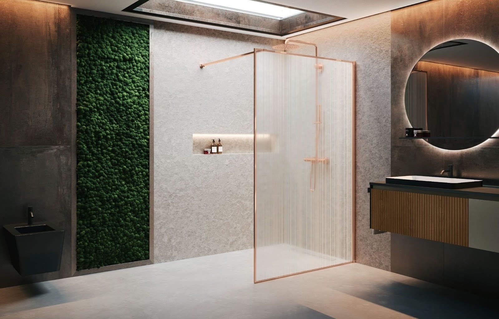 Novellini shower enclosure glass
