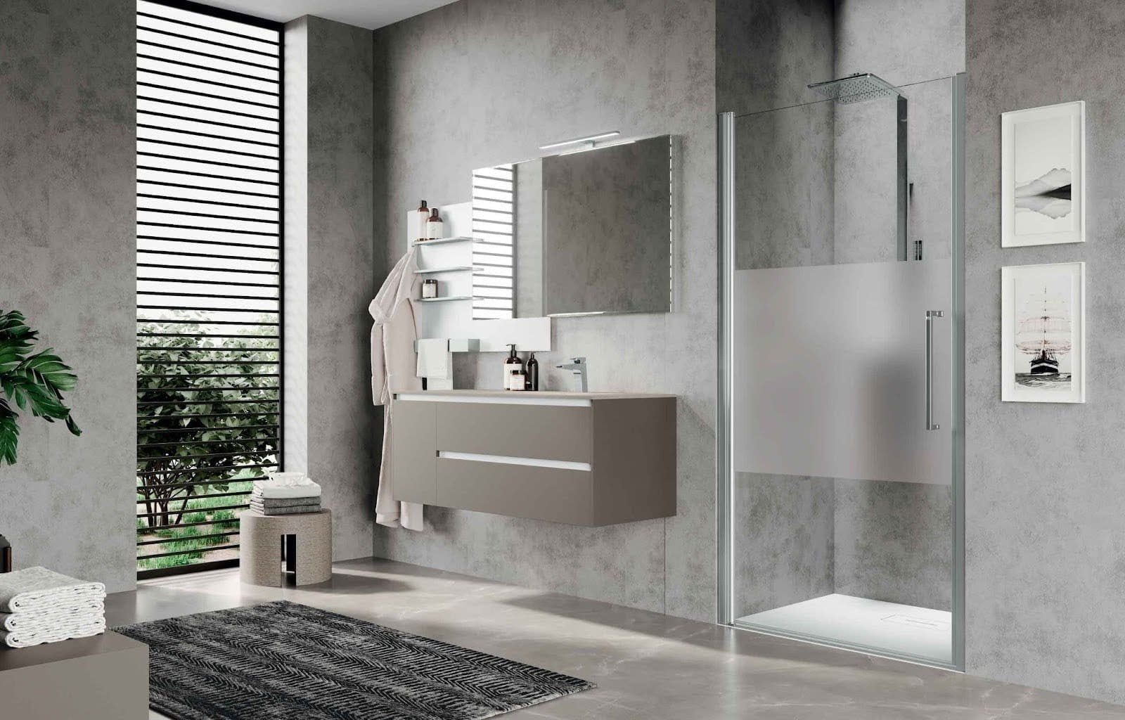 Types of shower glass