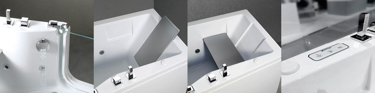 Novellini's Iris accessible bathtub