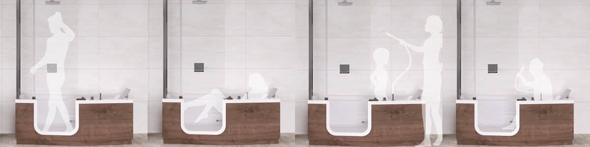 How to choose bathtubs and showers for disabled and elderly people