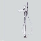 Bathfiller with overflow waste