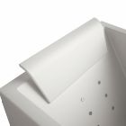 Headrest in non-toxic and waterproof material
