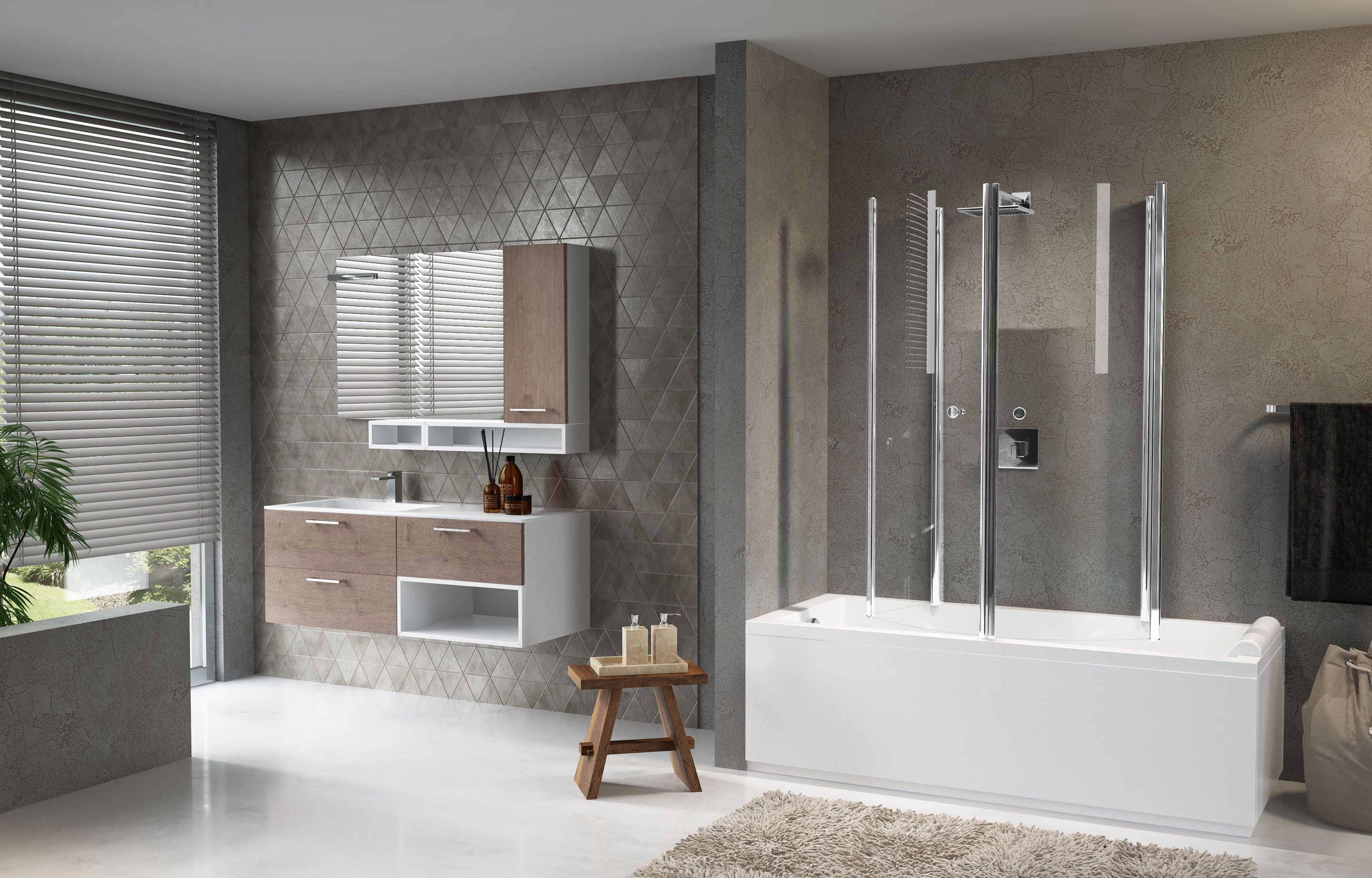 Bath screen - Aurora 4