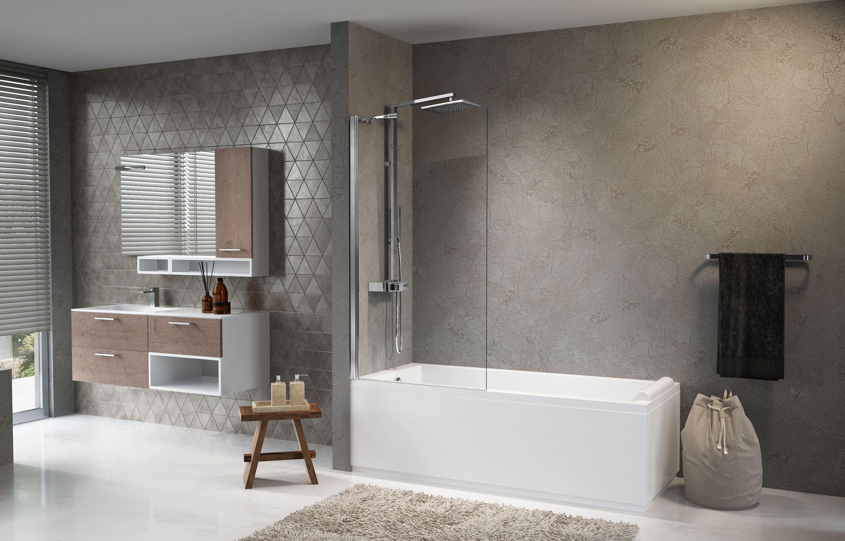 Bath screen - Aurora 5