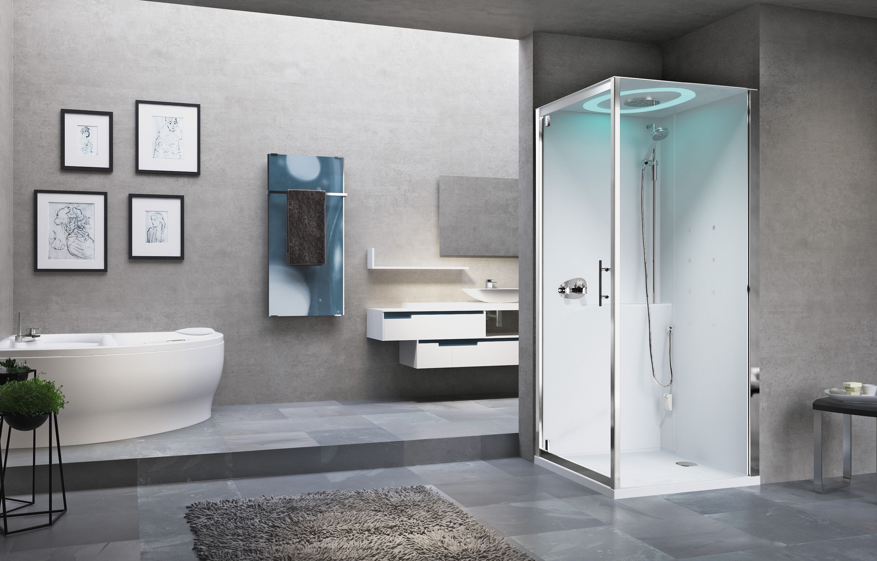 Shower cubicles - Eon GF90