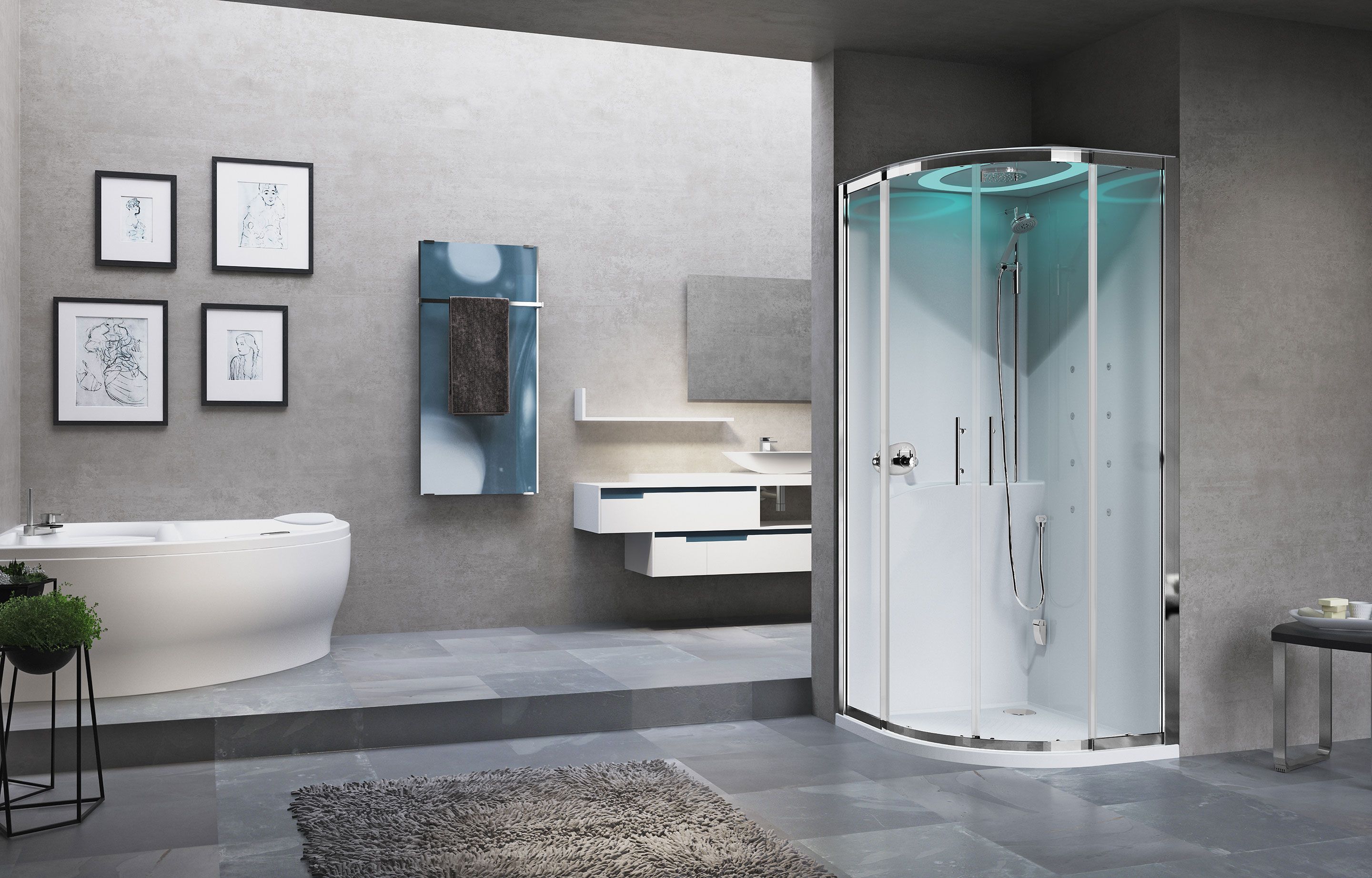 Shower cubicles - Eon R90