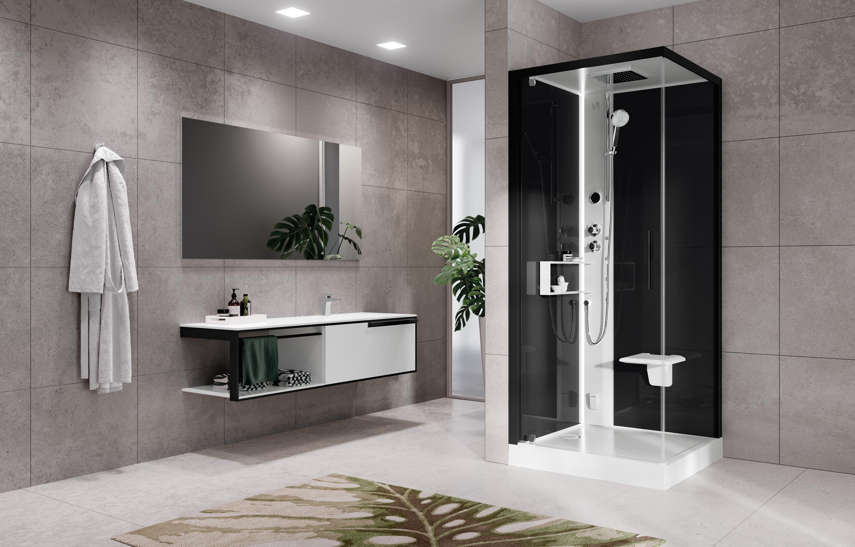 Shower cubicles - Glax 2 G+F