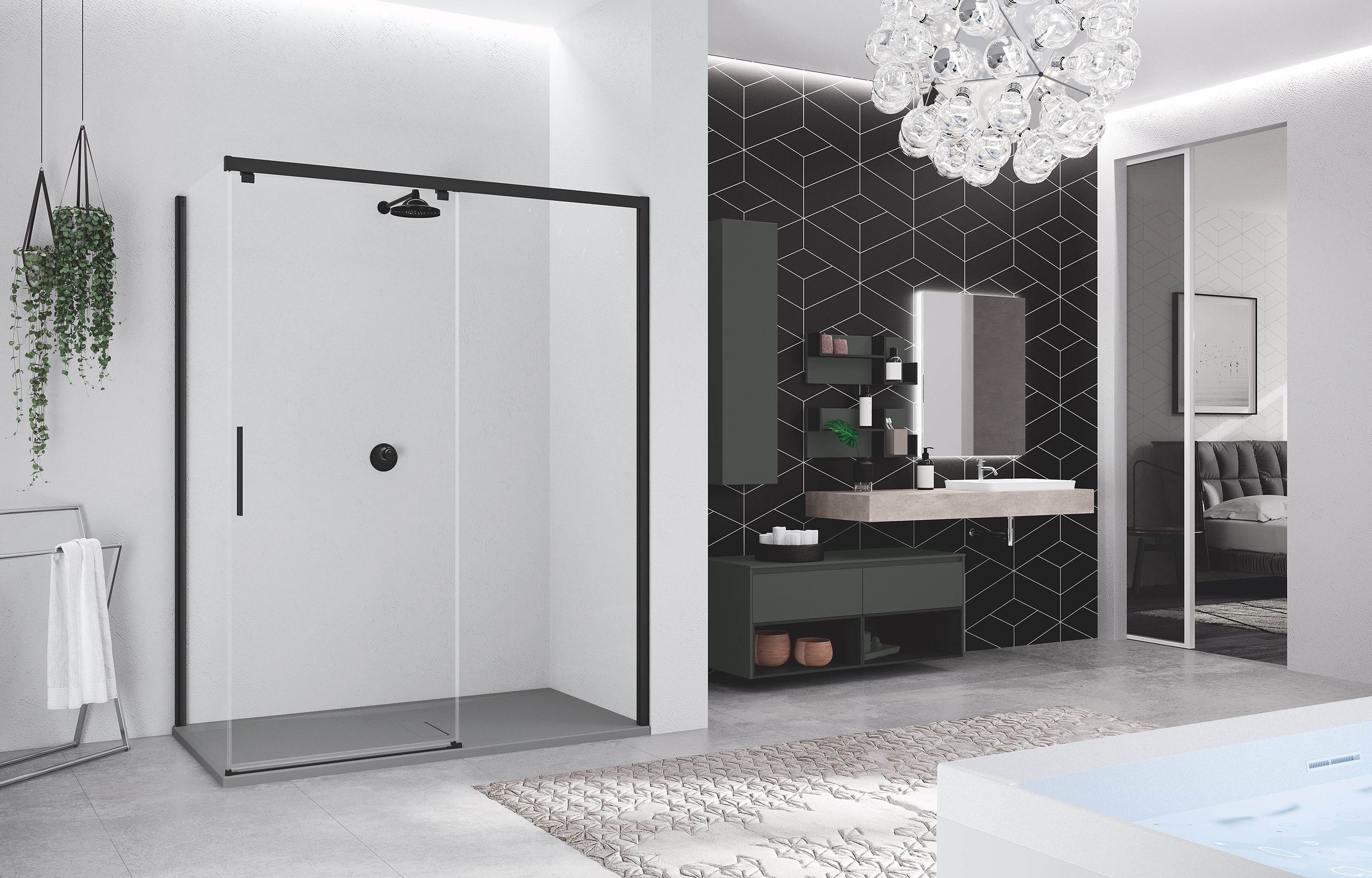 Shower enclosures - Kuadra 2.0 PH+FH