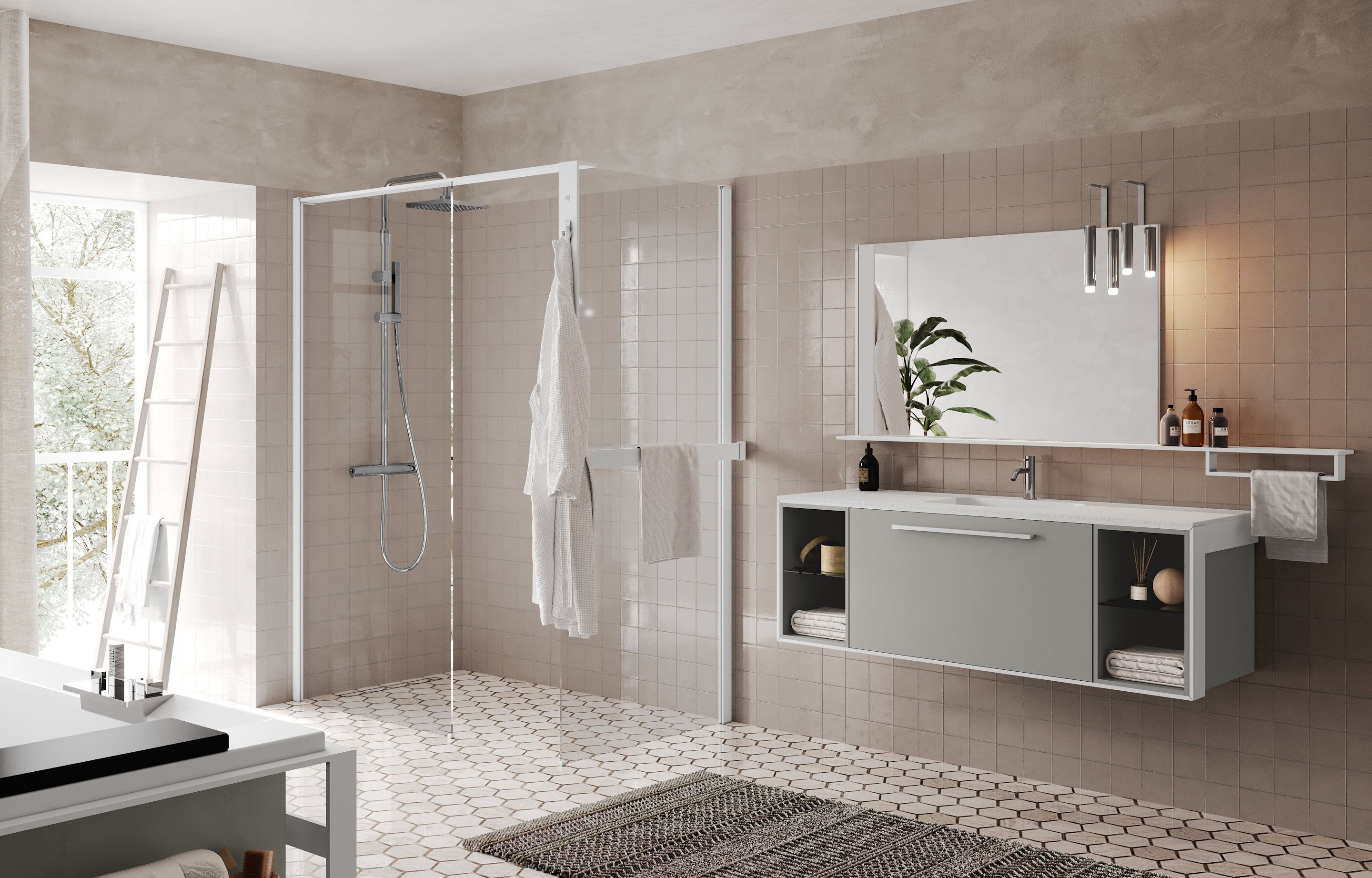 Shower spaces - Kuadra H+H Frame