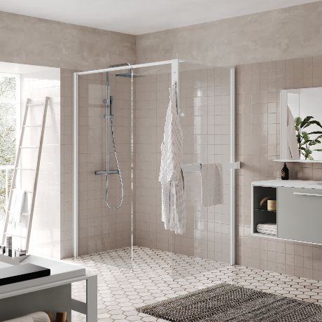 Walk-in showers - Kuadra H+H Frame