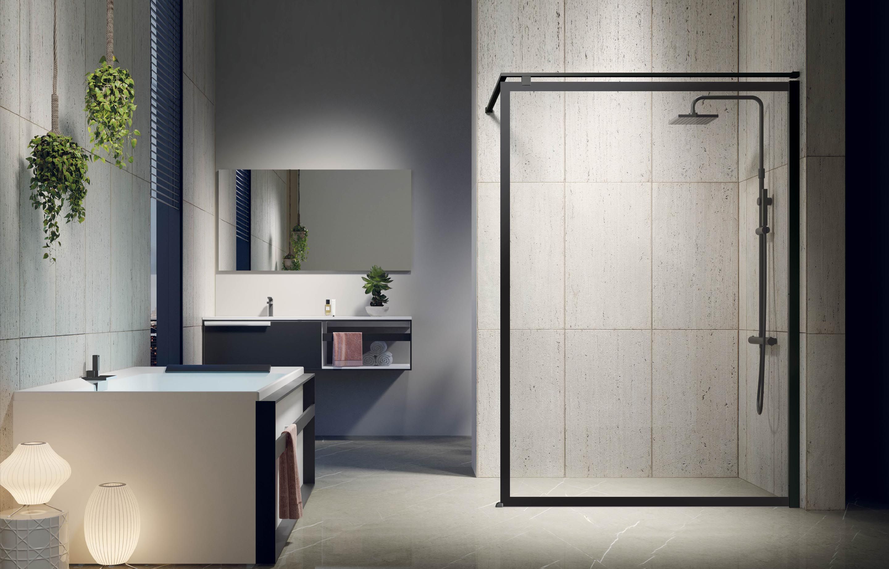 Shower spaces - Kuadra H Serigrafato