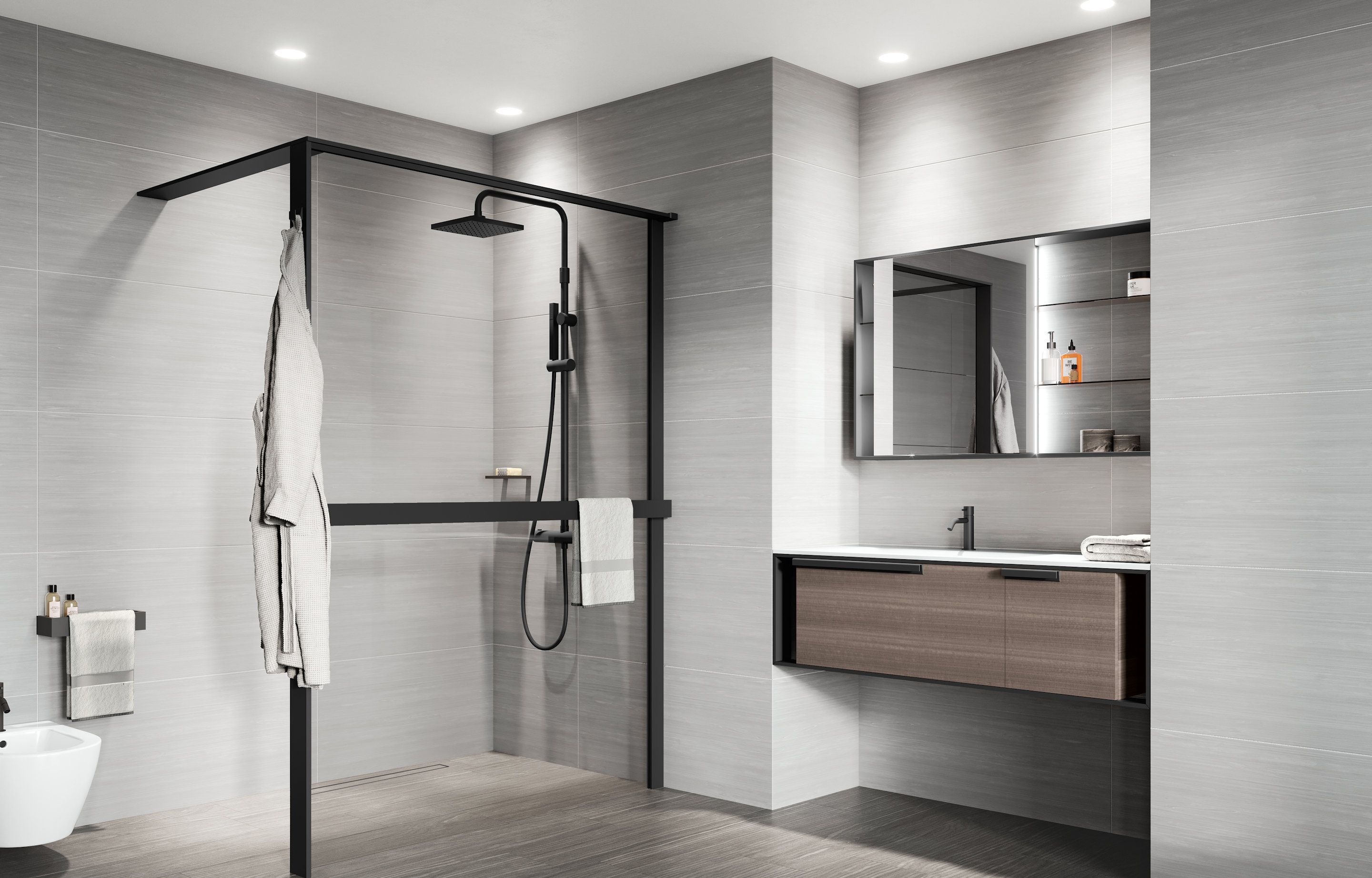 Shower spaces - Kuadra HWS