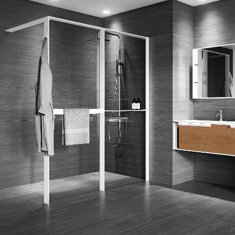 Walk-in showers - Kuadra HWZ2 Frame