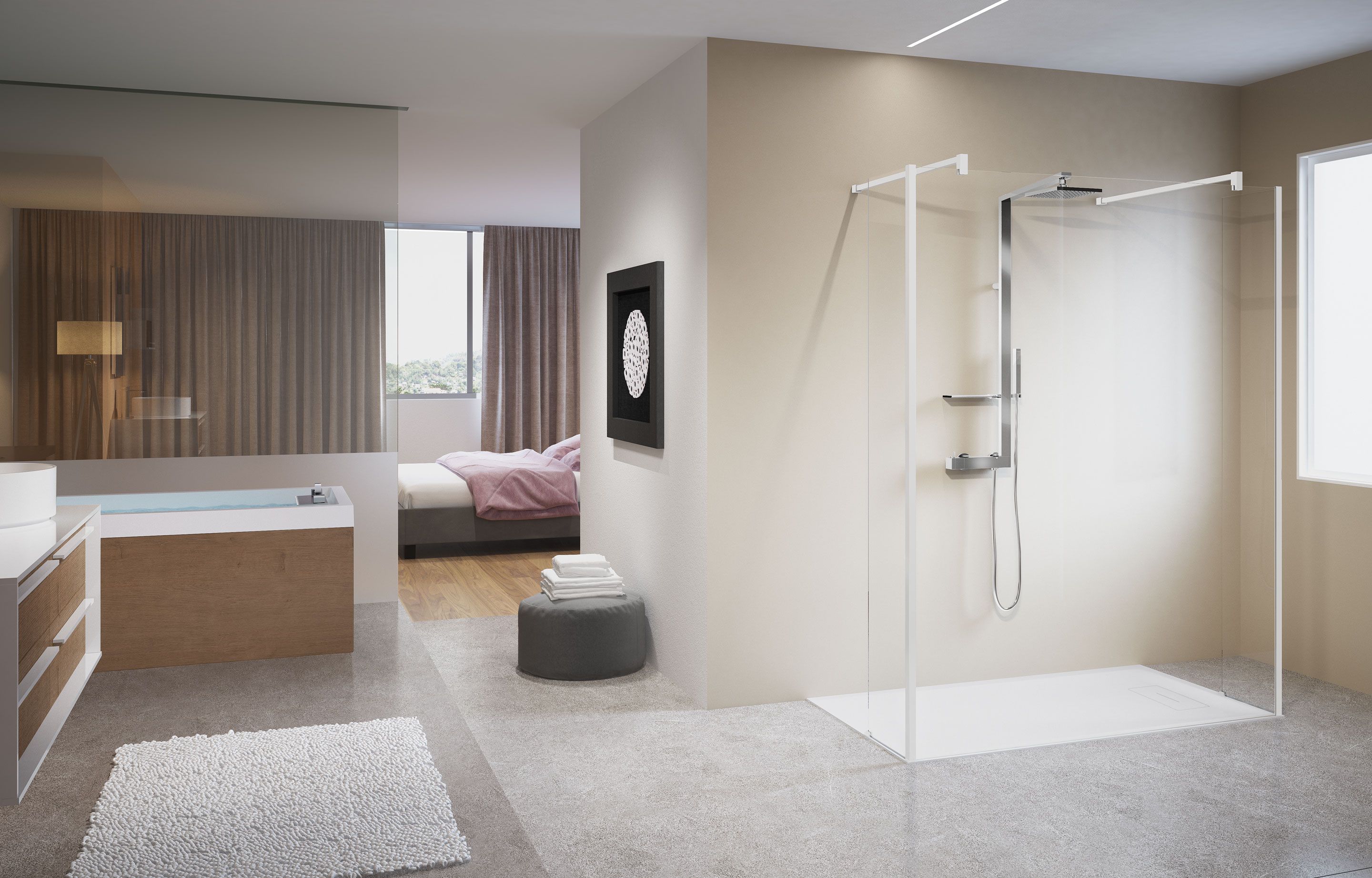 Shower spaces - Kuadra H5