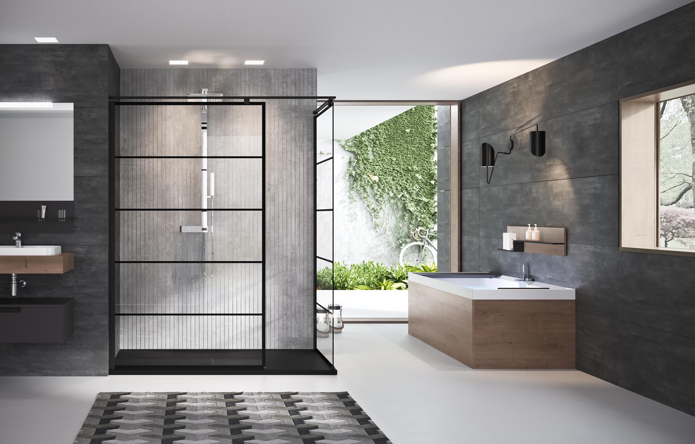 Shower spaces - Kuadra H Stripes