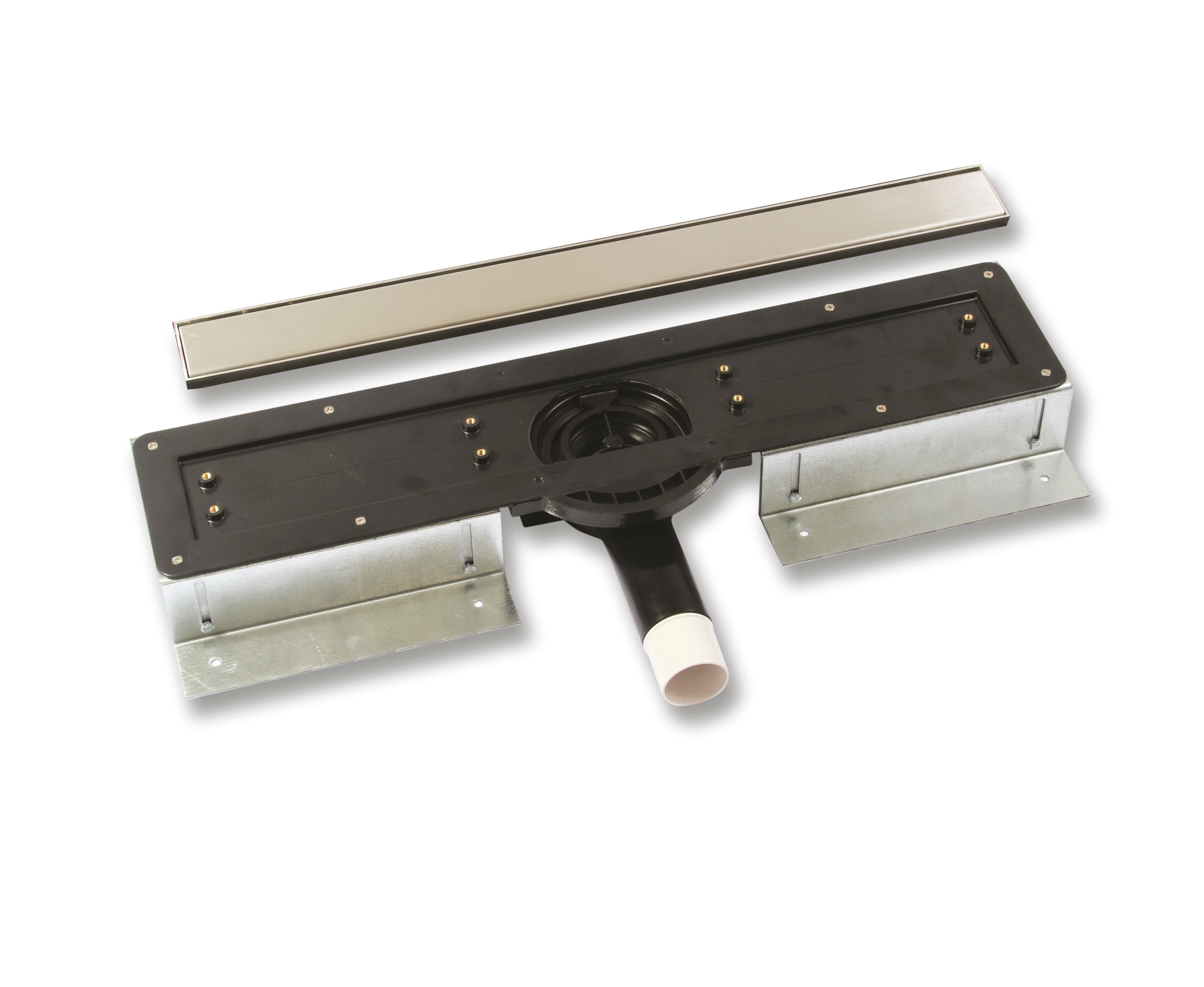 Shower Trays & Wetrooms - Linear Floor Drain - 2 way fall
