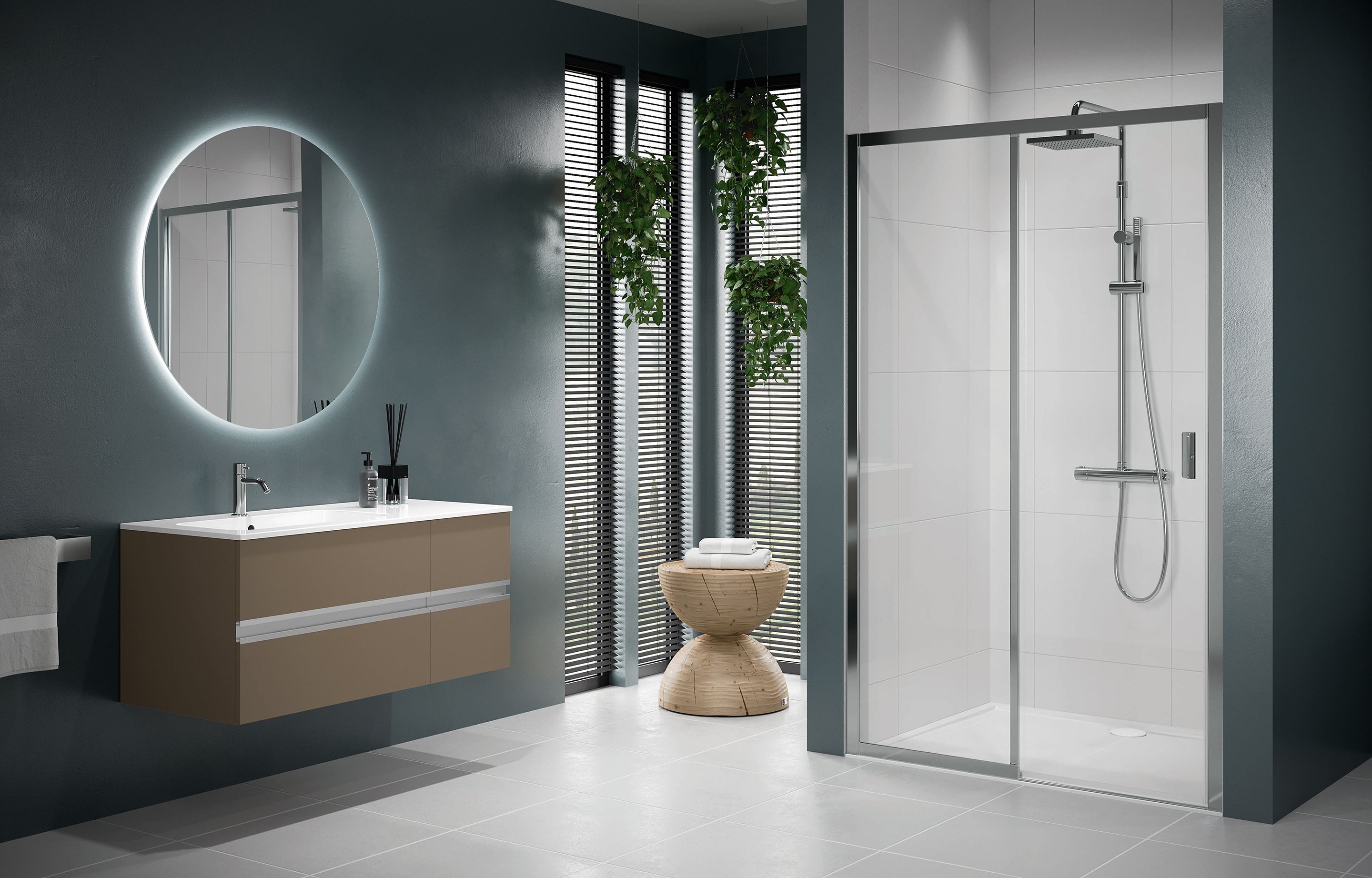Shower enclosures - Lunes 2.0 2PH+F