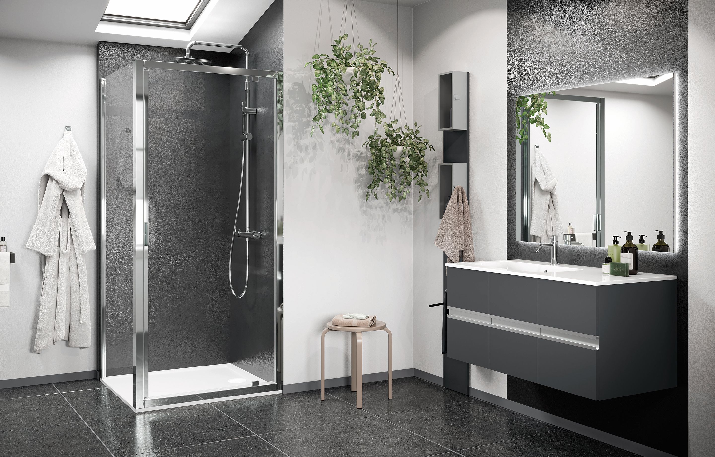Shower enclosures - Lunes 2.0 G+F