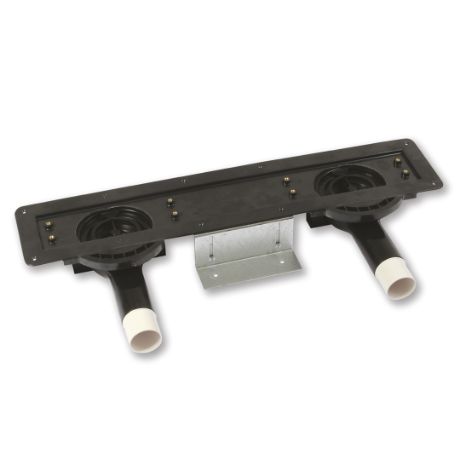 Shower Trays - Duble trap Linear Wall Drain