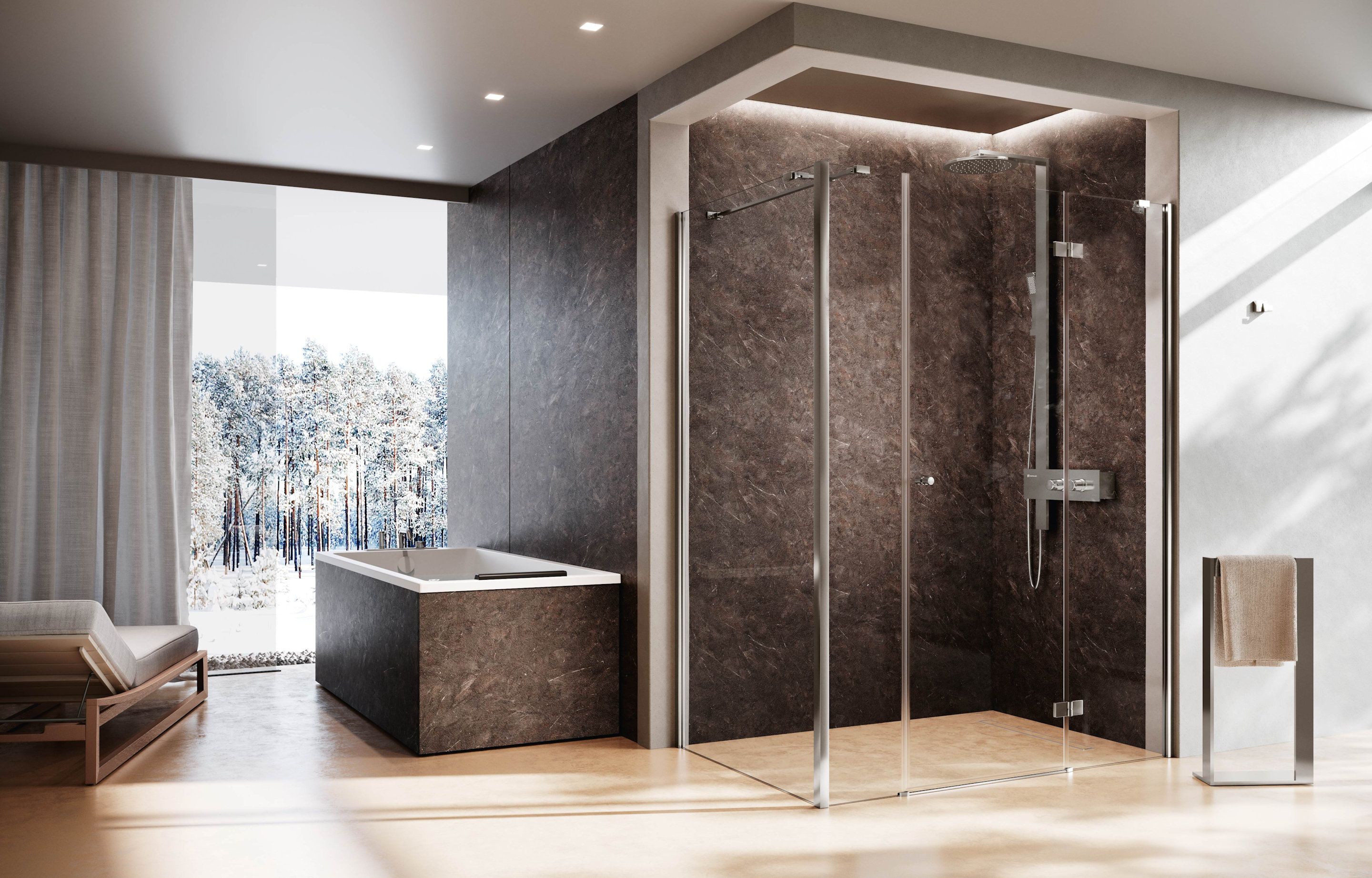 Shower enclosures - NH G+F in line