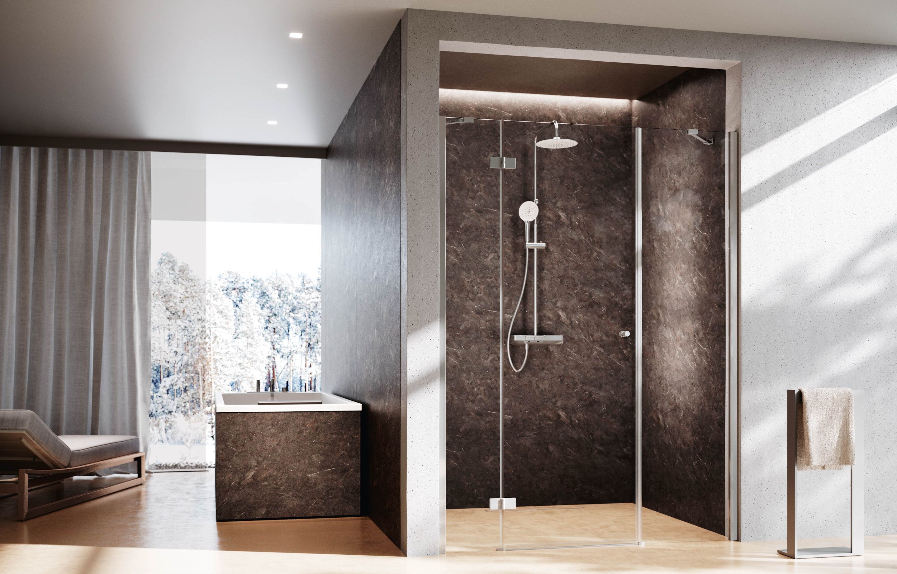 Shower enclosures - NH G+F in line
