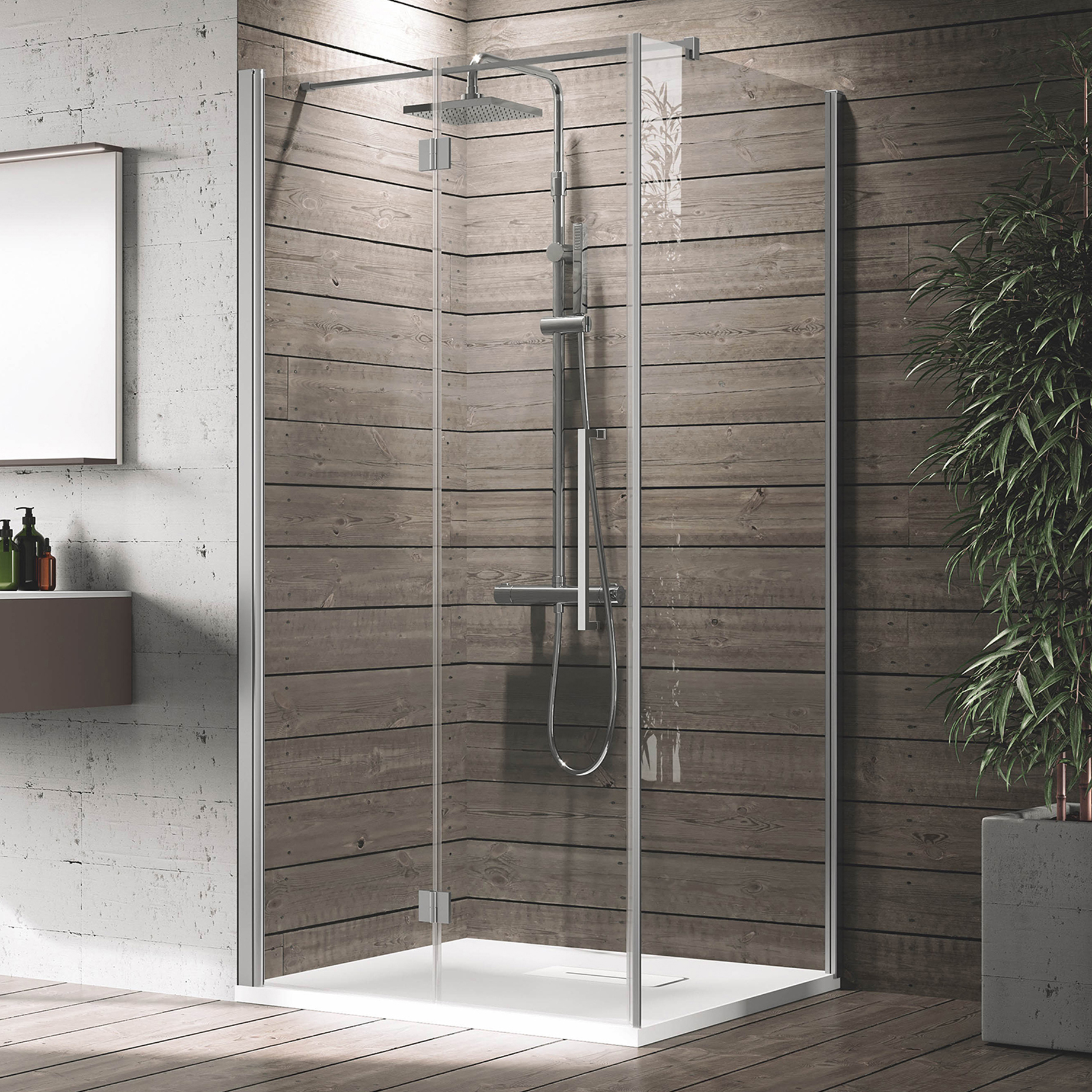 Shower enclosures - Young 2AS+F