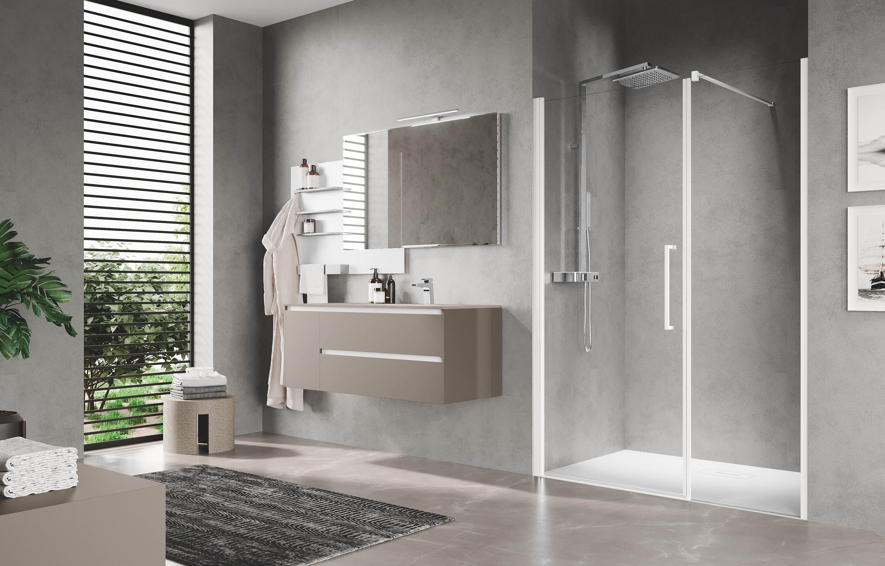 Shower enclosures - Young Plus G+F in line