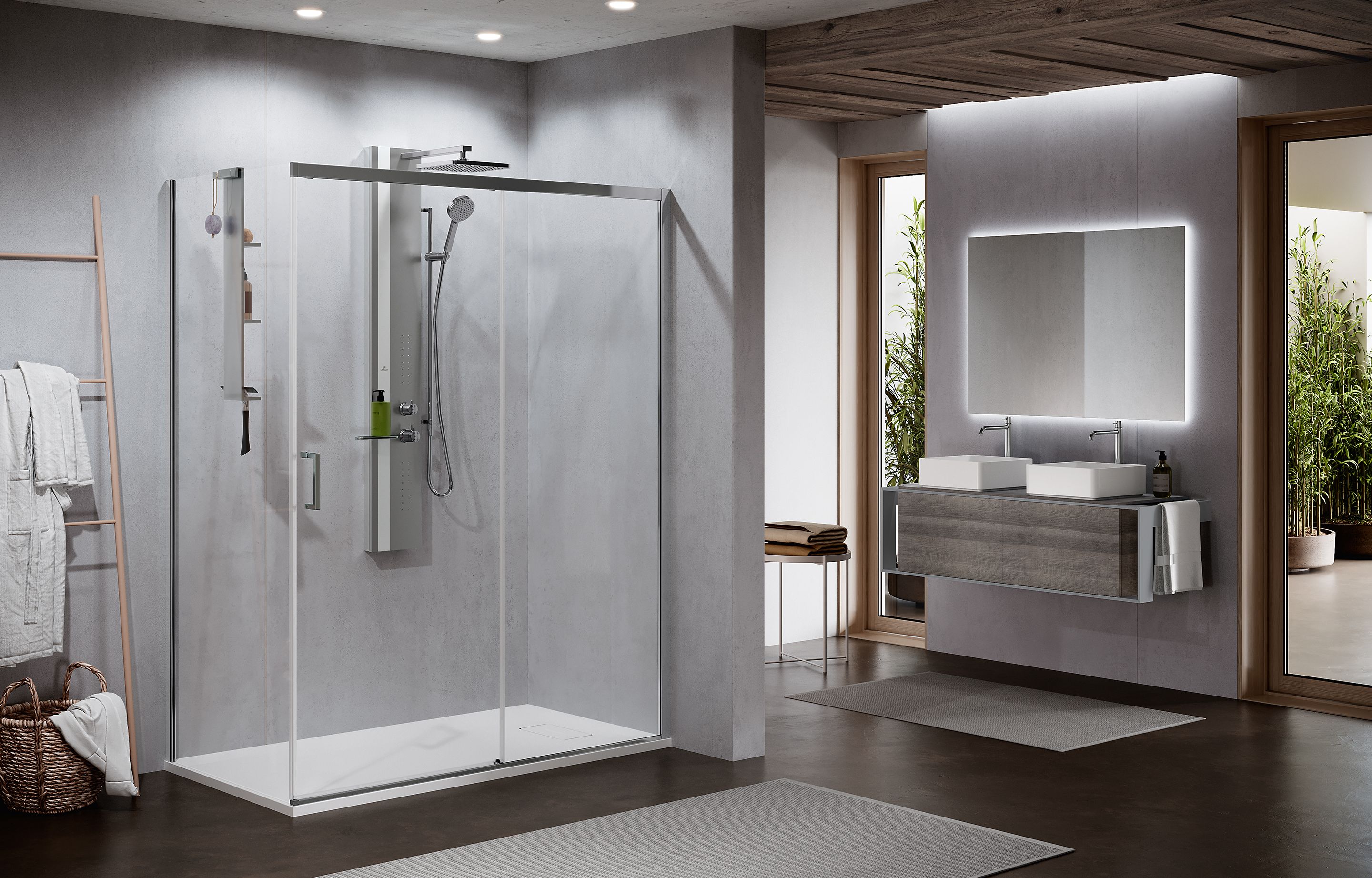Shower enclosures - Zephyros 2.0 PH+FH
